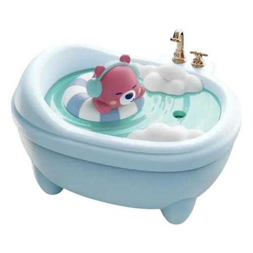 Humidificador de dibujos animados con luz nocturna, pequeño humidificador para niños, humidificador de animales de relleno superior de aire para la habitación | difusor de aceite con luces LED de 7