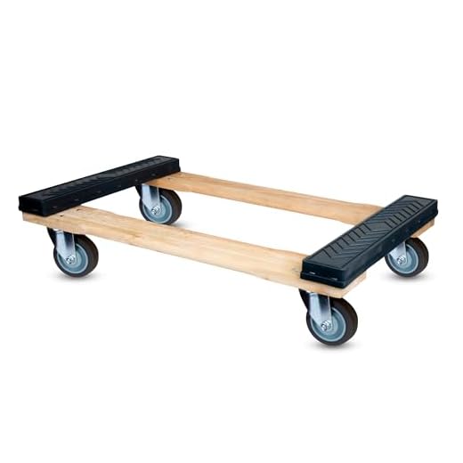 HaulPro Hardwood Furniture Dolly with Wheels