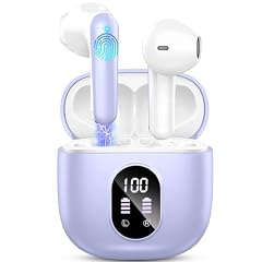 Drsaec Wireless Earbuds Bluetooth Headphones Ear Buds with LED Display, Noise Cancelling Earbuds