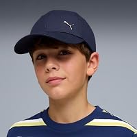 PUMA ESS Metal Cat BB Cap Jr Navy dunkelblau – Ansicht 4
