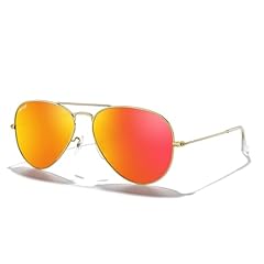 Polished Gold Frame/Orange Mirror Lens