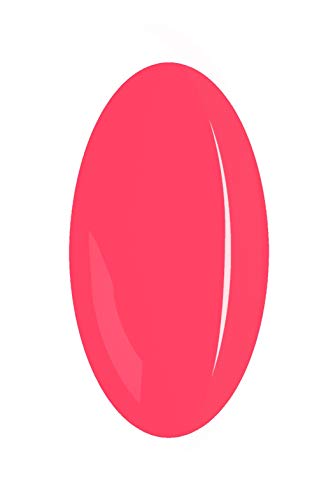 Shellac Hema Free, UV Nagellack Vegan & Made in Germany, UV Gellack 6ml Nail Polish (Neon Coral)