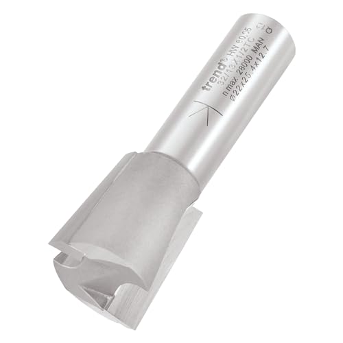 Trend Professional Stair Trenching Router Cutter, 95 Degrees, 1/2 Inch Shank, 22mm Cut Diameter, 26mm Cut Length, Right Hand Rotation, TCT, 32/13X1/2TC