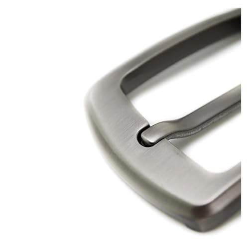 Hebilla de cinturón de repuesto rectangular multicolor en metal para trajes de negocios 6