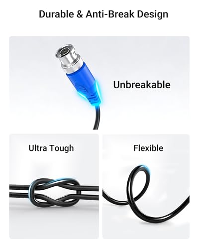 Anlapus 60 Feet All-in-One Video Power Cable for CCTV Security Camera DVR System, BNC Extension Surveillance Camera Cable with 1X BNC Connector and 1X RCA Adapter - Thumbnail 6