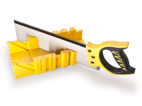 Prinz Schneidlade mit Feinsäge – für Leisten bis 100 mm Höhe – 1 Set