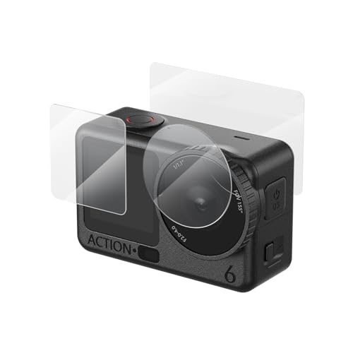 SmallRig Screen Protector Kit, Tempered Glass Screen Protector for DJI Osmo Action 6, Ultra-Thin and Durable Action Camera Accessory, Sturdy and Scratch Resistant, Includes Cleaning Tools, 5892