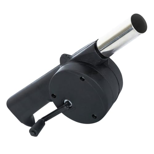 VICASKY Soffiatore Portatile per Barbecue Ventilatore da Cucina all Aperto Soffietto per Fuoco per Campeggio Grigliate Barbecue all Aperto Bracieri Falò Costruito in Metallo e Plastica des