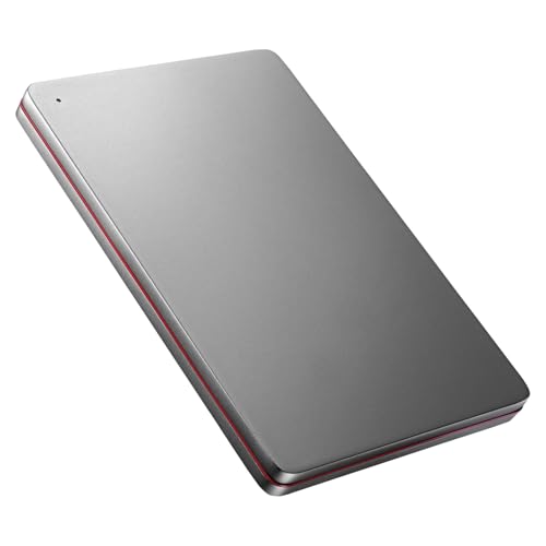 Amazon | IODATA ポータブル HDD 2TB カクうす Black×Red USB