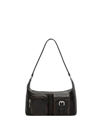 Sac à épaule Andrea Hobo Bag LIEBESKIND BERLIN cuir marron foncé Roasted Coconut grand format