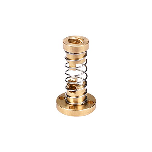 KINGPRINT Écrou à ressort T8 anti-contrecoup pour éliminer les écrous, vis filetées de 8 mm, pièces d'imprimante 3D Cover