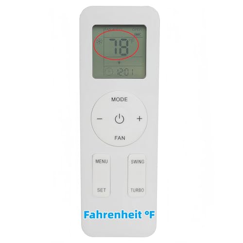 Télécommande climatiseur GREE en Fahrenheit pour remplacer votre boîtier YAY1F1 en panne