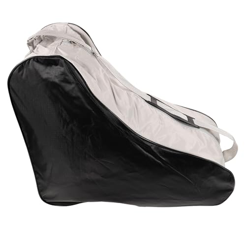 Mikikit 1Set Roller Skates Storage Bag Pouch for Ice and Inline Skates Portable Organizer with Zipper for Easy Carrying Durable and Comfortable Material for Adults