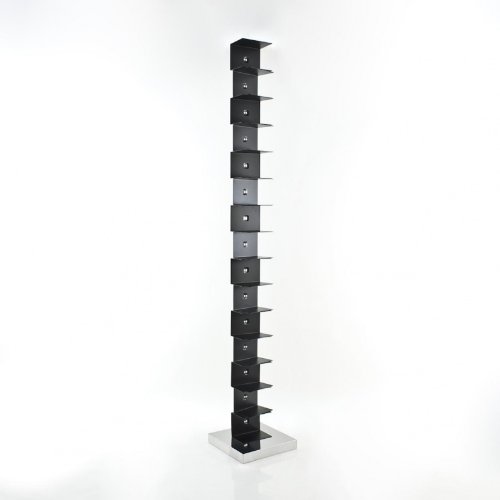 Opinion Ciatti Libreria da terra Ptolomeo 215 - nero - base inox