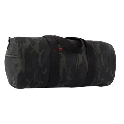 Rothco 22245: Midnight Camo Canvas Shoulder Duffle Bag