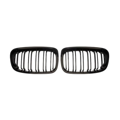 Parrillas frontales para F20 F21 2011-2014: rejillas de parachoques delantero negro brillante