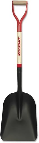 AMES/TRUE TEMPER 50139 Eastern Scoop, 11"W X 15"L, Steel, 27", D Grip Wood/Steel