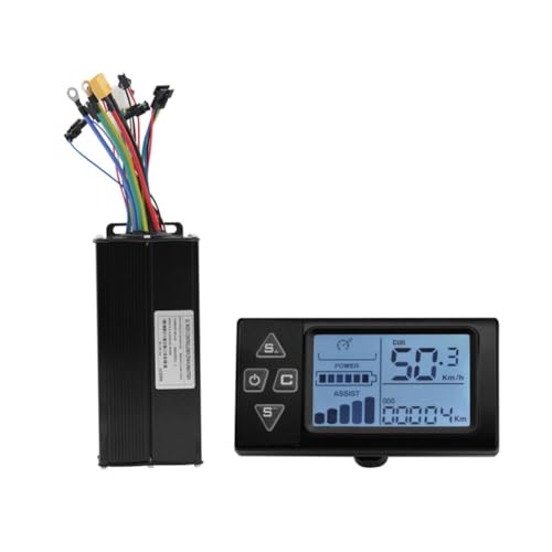 Wooswen 40A 36V 48V 52V 1500W 2000W S861 Brushless Motor Drive Controller Color LCD Kit for Mountain EBike Scooter Repair
