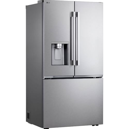 Image of LG 24 cu. ft. Counter Depth MAX Zero Clearance 3-Door French Door Refrigerator with Craft Ice in PrintProof Stainless Steel LF24Z6530S