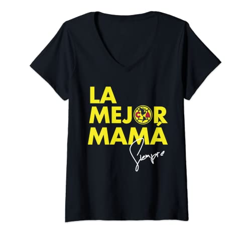 Mujer Club America - La mejor mama siempre Camiseta Cuello V