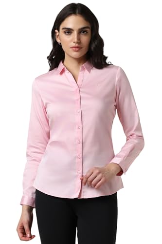 Image of Allen Solly Women's Cotton Classic Fit Solid Fashion Vest