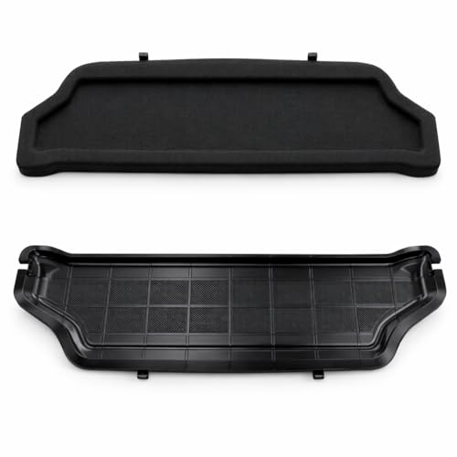Image of Premium Parcel Tray for Maruti Suzuki Alto 800 Rear Parcel Shelf Board with Fabric Top Surface Reinforced Molded Base Strong Load Bearing Easy DIY Installation Vehicle Specific Fit Black