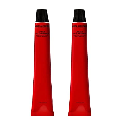 Grown Alchemist Lip Locked Gift Set - Set of 2 - Vanilla & Watermelon Lip Balm (2 x 12ml / 0.4oz)