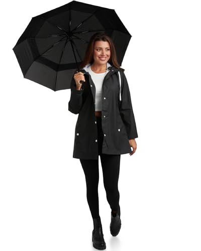 Big Chill Womens Rain Jacket - Lightweight Waterproof Rain Coat with Hood for Women - Packable Womens Windbreaker Jacket4