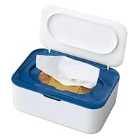 LiangYuanZen 3 Arten Farben,19×13×7.5cm. Praktische LiangYuanZen Aufbewahrungsbox für Küche, Bad und Büro, Feuchttücher Box für Feuchttücher und Hygienepapier (Blau.)