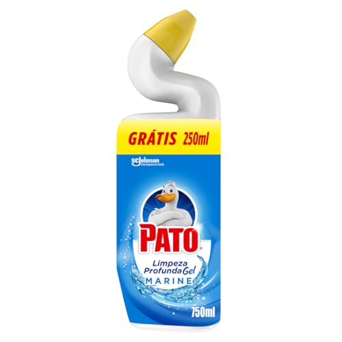 Pato Limpador Sanitário, Marine, Limpeza Pesada, Banheiro e Vaso Sanitário, Pacote Promocional, 750ml
