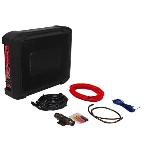 Caisson de basses pour voiture plat ampli intégré caisson compact subwoofer auto 1000W