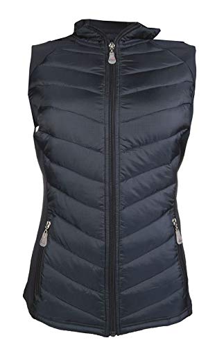 Chaleco de nailon HKM Style 6900 ropa hípica unisex azul oscuro XL