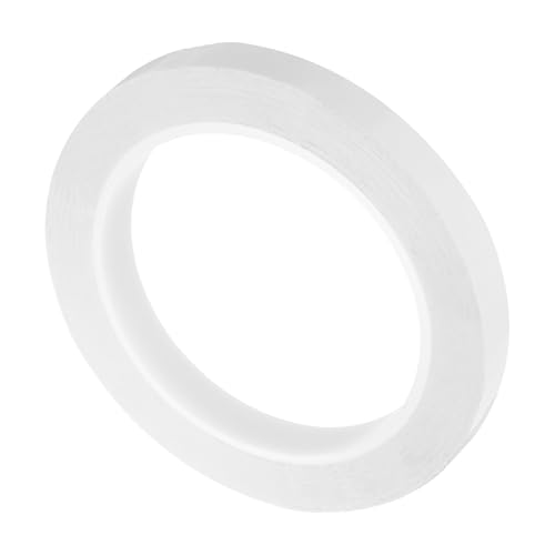 Image of uxcell 1 Rolls White 0.47 Inch x 72 Yards Polyester Film Electrical Tape PET Tape High Temperature Heat Resistant Tape for Transformer Motor Wire 5S Positioning Logo,12mm x 66m