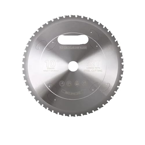 Disco de sierra de metal 254mm ideal para cortar perfiles en talleres de aluminio