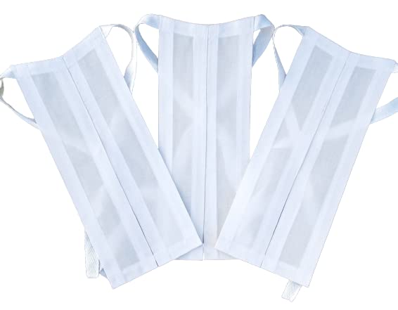 Lawyer Band (White, Pack of 6) Unisex White Long Band for Advocate, Lawyers, Barrister,etc-picture-17