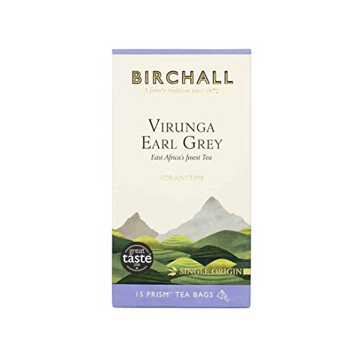 Image of Birchall Virunga Earl Grey 6 x 15 Plant-Based Prism Tea Bags