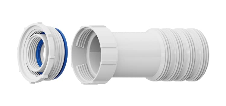 EasyDrain Sink Drain Extension Kit - Extend, Adapt, and Enhance Your Sink's Drain System with Easy Installation - Up to 4" Extension, Multiple Valve Diameter Options, High-Temperature Resistant