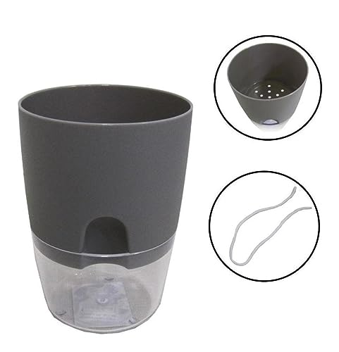 Vaso Cachepot Acqua Auto Irrigável 12x14Cm Paisagismo Vasart
