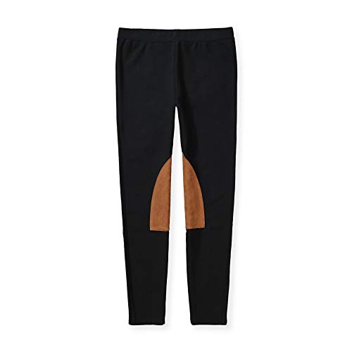 Hope & Henry Women's Ponte Riding Pant Black
