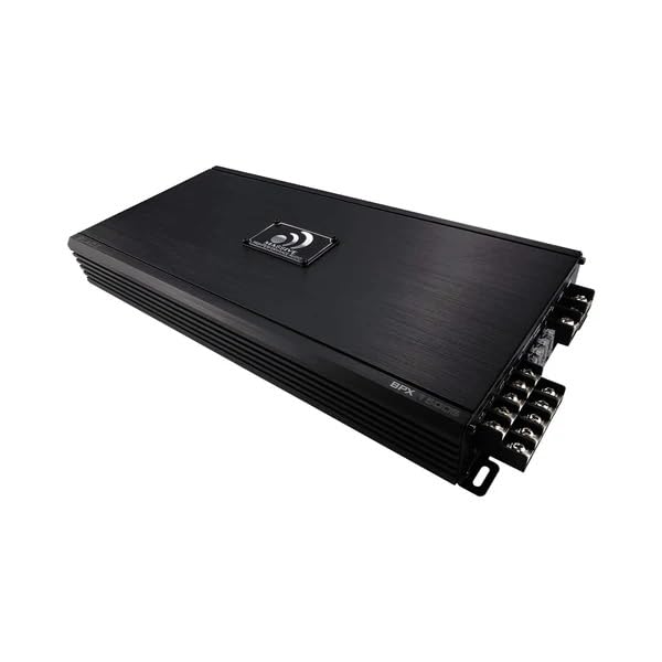 Massive Audio BPX1500.5 5-Channel Amplifier | 80W RMS x4 + 500W RMS Sub Channel, 2-Ohm Stable, Full Range Class D, Compact Car Audio Amp with Built-in OEM Integration & High-Level Inputs