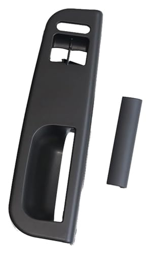 Poignée de porte intérieure de rechange noire en ABS haute résistance pour VW Passat