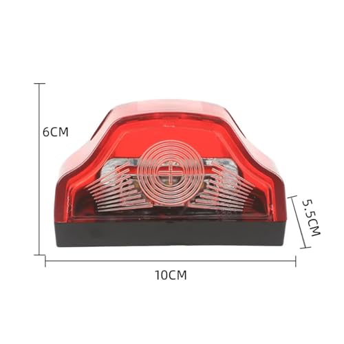 Luces matrícula coche para evitar multas de tráfico con lámparas de 12V 5