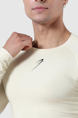 Image of FUAARK Men's Full Sleeve Compression T-Shirt - Athletic Base Layer for Fitness, Cycling, Training, Workout, Tactical Sports Wear