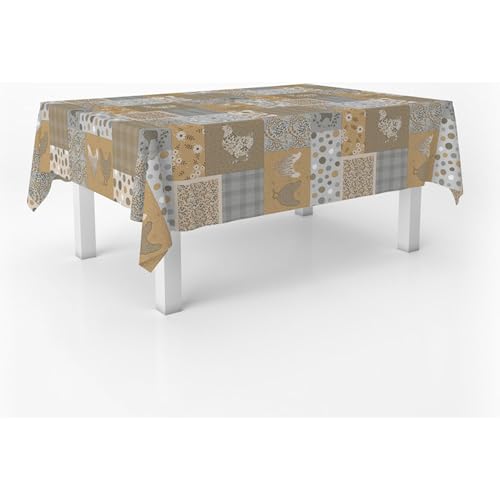 ECOMMERC3 | Mantel Hule Mesa Rectangular Tamaño 100x140 cm Estilo, Durabilidad y Fácil Limpieza para tu Mesa - Mantel Hule Antimanchas e Impermeable