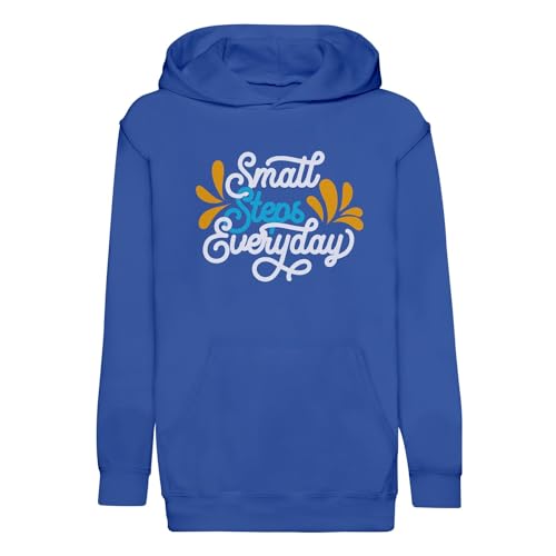 Sweat à capuche enfant premium coton doux hoodie motivation