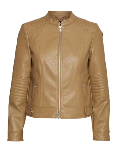 Veste VERO MODA Vmlove Love blouson court enduit femme noir
