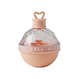 Croquetas Maquina Bombillas creativas de verano Moldes de hielo Moldes para hacer de hielo Bombillas Moldes para hielo 2.5 En Esfera Molde para cubitos de Bandeja De Hielo Tapa (Pink-0, One Size)