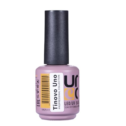 Tinovo Uno Strong Rubber Base Gel Elastic Base Coat Long Lasting Semi Permanent UV/LED Nails Gellak Salon Manicure Varnish Clear