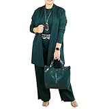 Occasione: abbraccia la raffinatezza ogni giorno con l'elegante set da 3 pezzi con cardigan con palangari e top e pantaloni. Questo set passa facilmente dal lavoro al fine settimana, offrendo infinite combinazioni per esprimere la tua estetica personale. Questo outfit versatile non solo migliora il tuo guardaroba, ma funge anche da compagno di riferimento per mostrare il tuo senso della moda unico