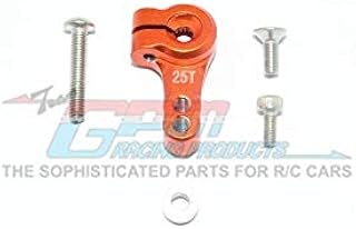 GPM For Traxxas Slash 4X4 / Slash 4X4 LCG Upgrade Parts Aluminum Adjustable 25T Servo Horn - 1Pc Set Orange
